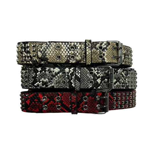 python studs belt