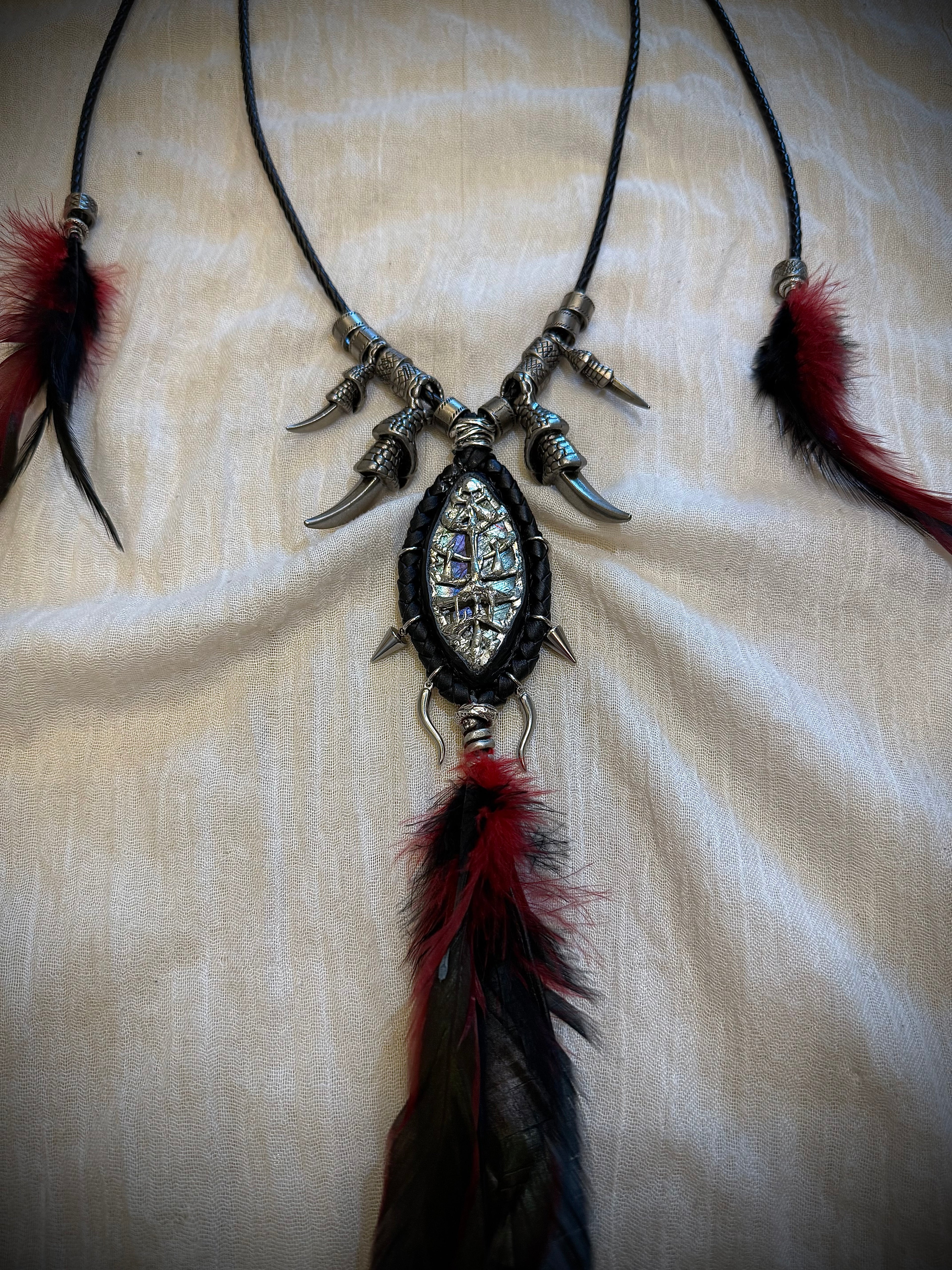 cathedral fang metal necklace 01