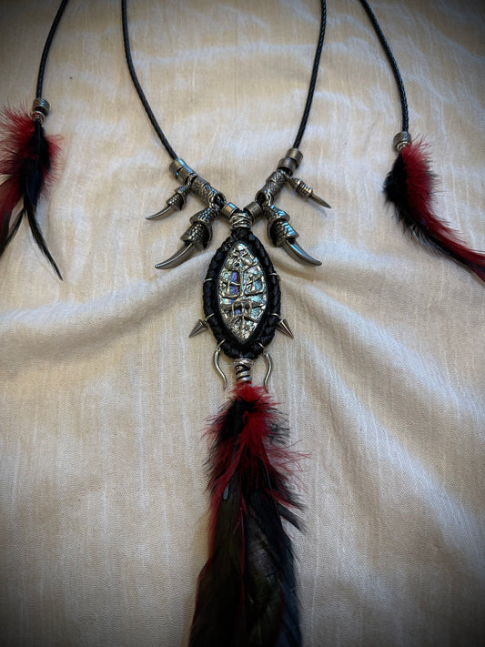 cathedral fang metal necklace 01