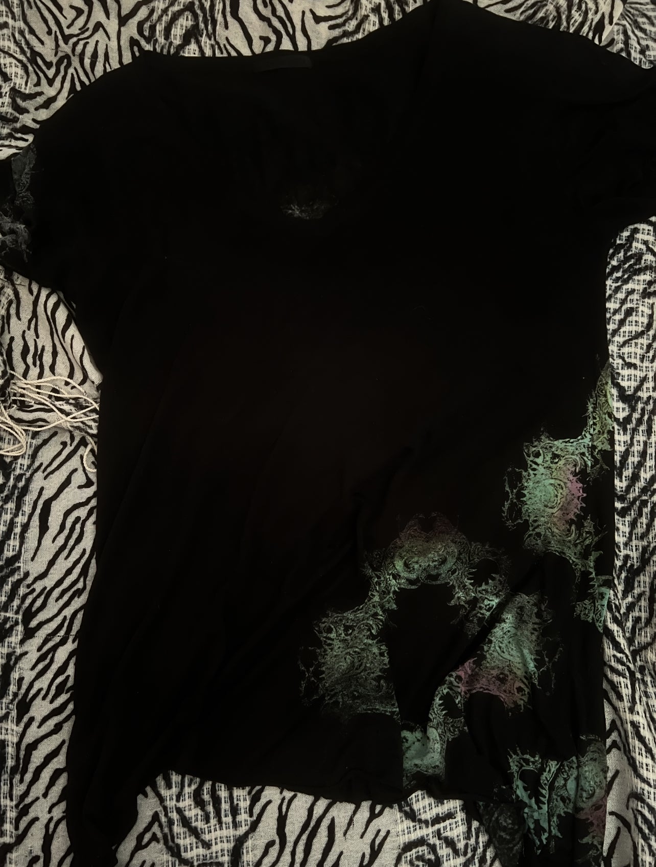 kmrii レイヤード vネック shirt スタッズ