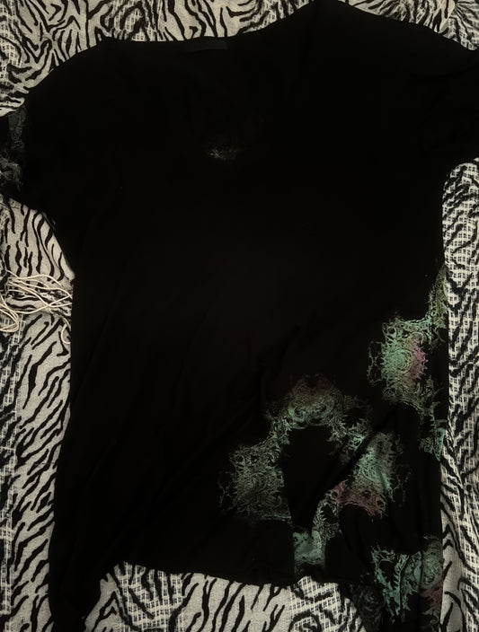 kmrii レイヤード vネック shirt スタッズ