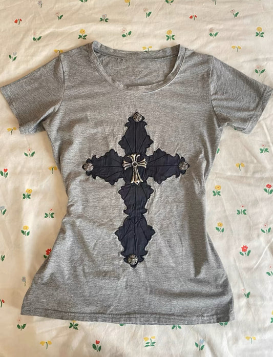 センター クロス Tshirt