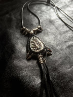 Lunar feather necklace 03